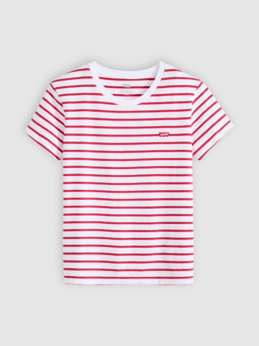 Tricou Rosu/Alb Regular Femei [5]
