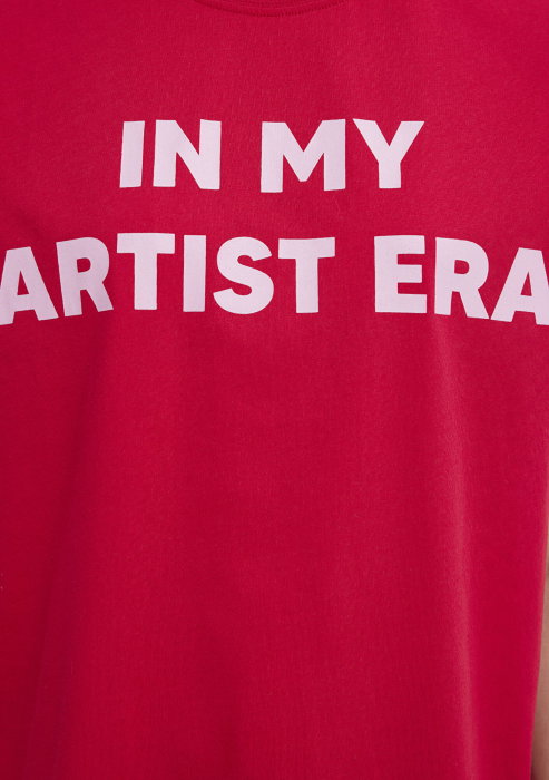 Tricou Rosu Regular Femei [8]