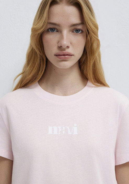 Tricou Roz Regular Femei [6]