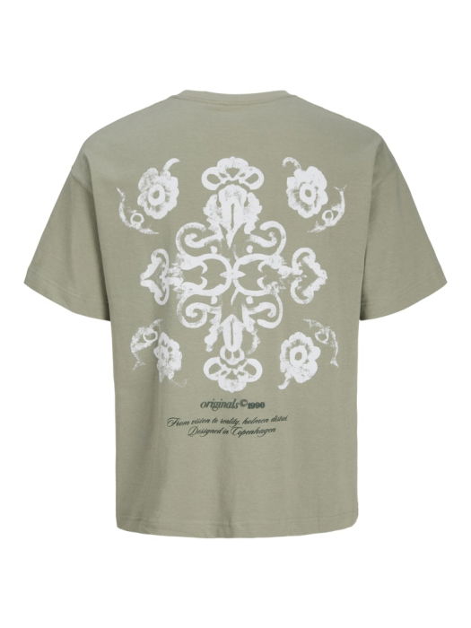 Мужская Футболка Оливково-Зеленая Loose [8]