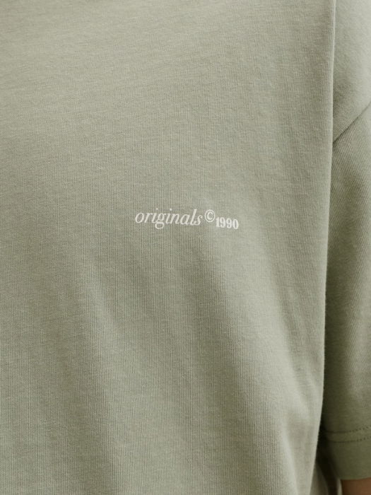 Мужская Футболка Оливково-Зеленая Loose [5]