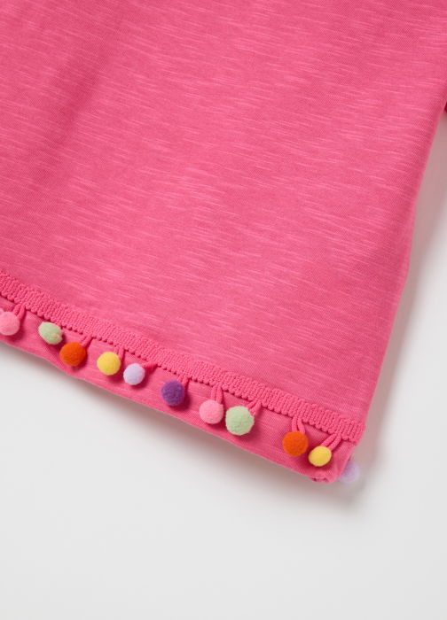 Tricou Shocking Pink Fete 3-10 Ani [3]