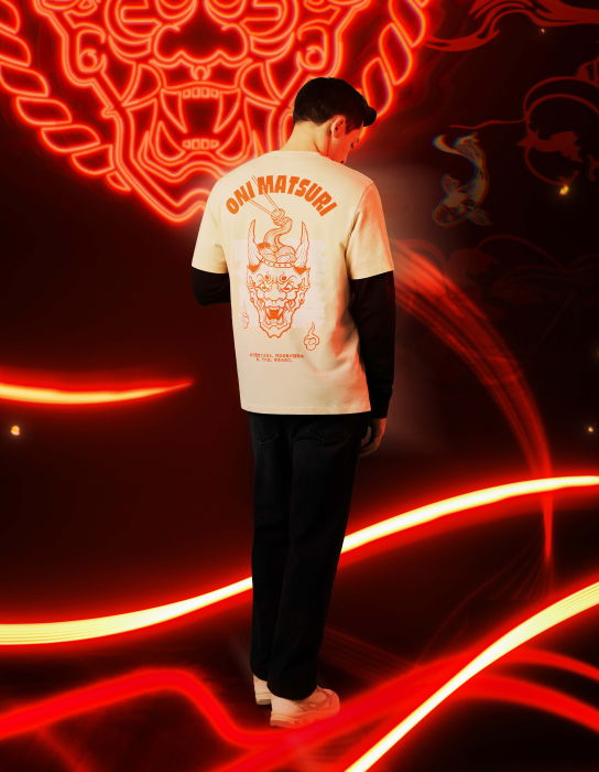 Мужская Футболка Мужская Футболка Бежевого Цвета  [2]