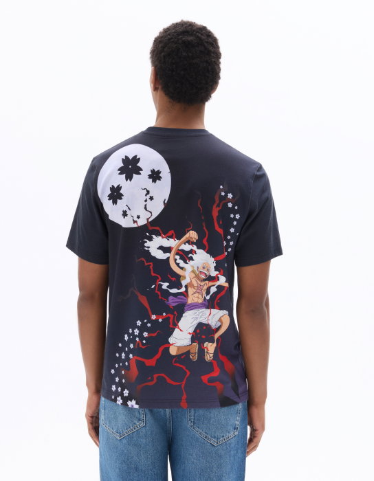 Tricou Tricou Negru Luffy  Barbati [3]