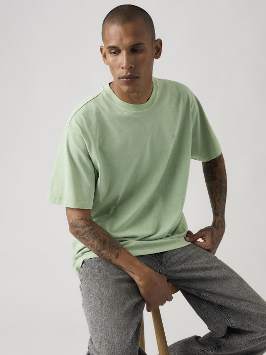 Tricou Verde Relaxed Barbati [2]