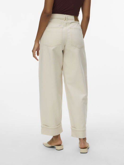 VERO MODA Женские Джинсы Ecru Zelda Wide Leg [3]