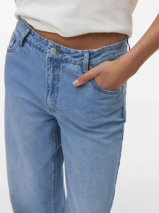 Vero Moda Blugi Albastri REMY Wide Leg Femei [4]