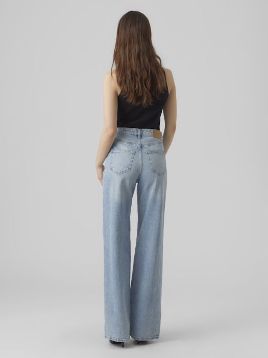 VERO MODA Blugi Light Blue Denim Tessa Wide Femei [3]