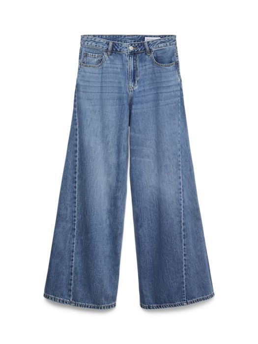 VERO MODA Женские Джинсы Medium Blue Denim Annet Wide Leg [6]