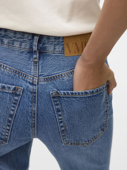 Vero Moda Blugi Albastri TESSA Straight Femei [6]