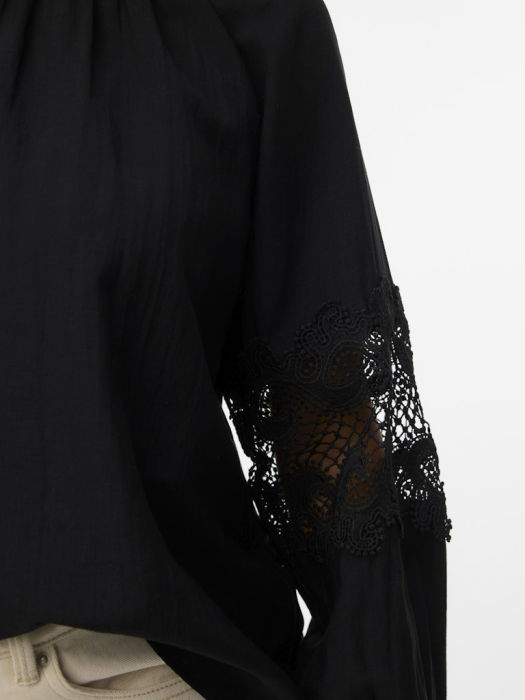 Vero Moda Женская Рубашка Чёрная Regular [4]