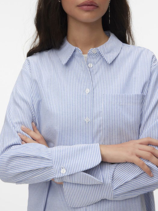 VERO MODA Camasa Palace Blue Snow White  Femei [3]