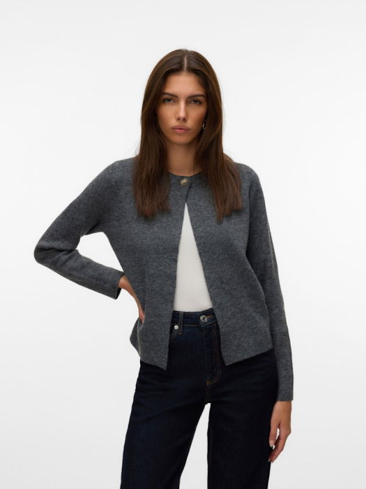 Vero Moda Кардиган Dark Grey Melange  [2]