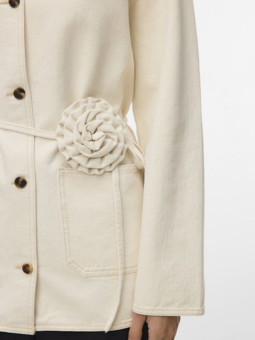 Женская Куртка Кремовая [4]