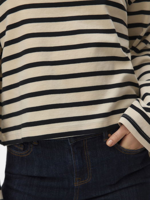 Vero Moda Женская Водолазка Бежевая Oversize [4]