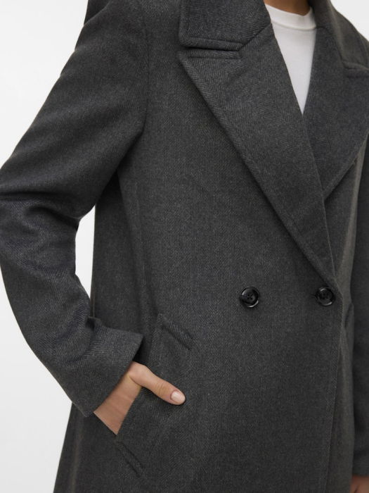 Vero Moda Пальто Gri Deschis  [4]