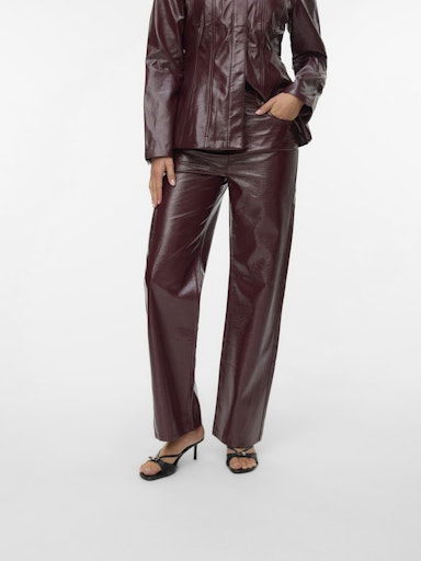 Vero Moda Pantaloni Rosii-Visiniii  Femei [3]