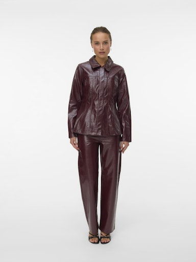 Vero Moda Pantaloni Rosii-Visiniii  Femei [2]