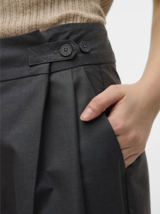 Vero Moda Брюки Dark Grey Melange Straight [5]