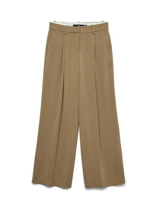 Женские Брюки Бежевые Wide Leg [6]