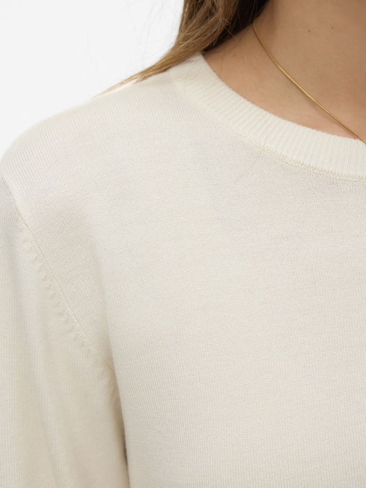 Vero Moda Pulover Crem Regular Femei [4]