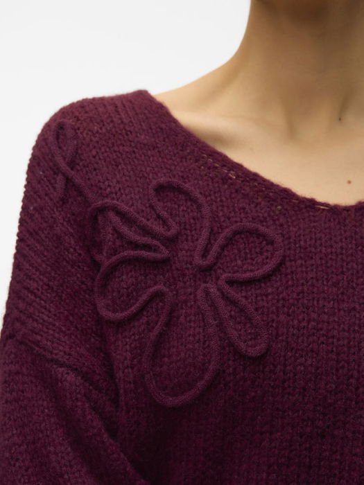 Vero Moda Pulover Rosu Visiniu  Femei [4]