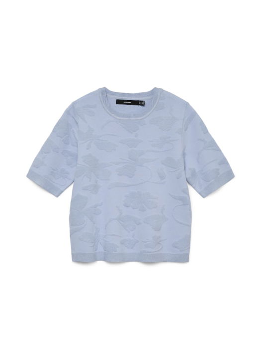 Pulover Cu Maneca Scurta Albastru Femei [5]