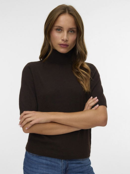 Vero Moda Свитер С Коротким Рукавом Chocolate Torte  [3]