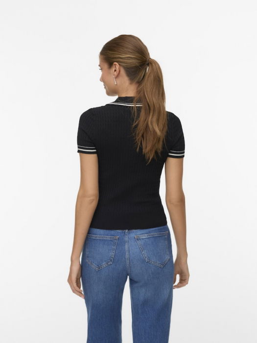 Vero Moda Свитер С Коротким Рукавом Negru  [2]