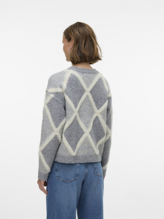 Vero Moda Свитер Medium Grey Melange Birch  [4]