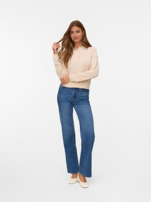 Vero Moda Pulover Bej  Femei [3]