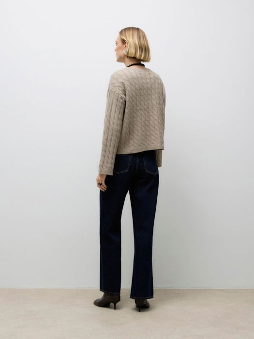 Vero Moda Pulover Bej  Femei [5]