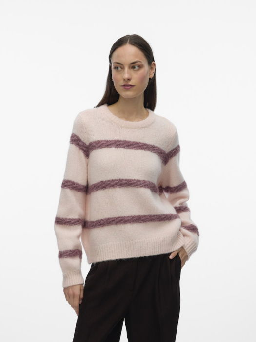 Vero Moda Pulover Roz Deschis  Femei [2]