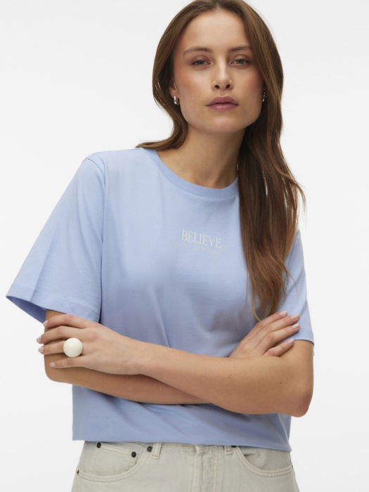 VERO MODA Tricou Brunnera Blue  Femei [3]