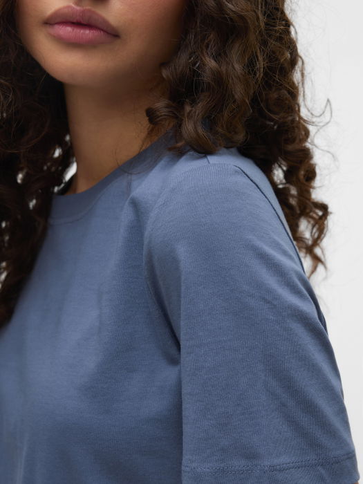 Vero Moda Женская Футболка Синяя  [4]