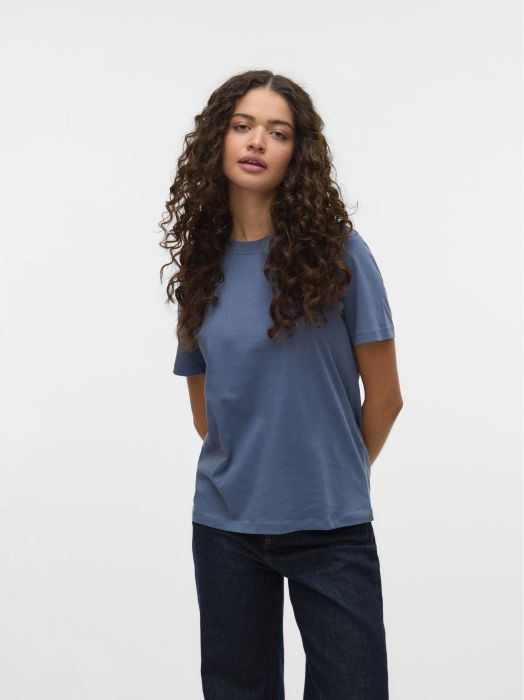 Vero Moda Женская Футболка Синяя  [1]