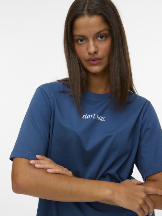 VERO MODA Tricou Dark Denim  Femei [3]