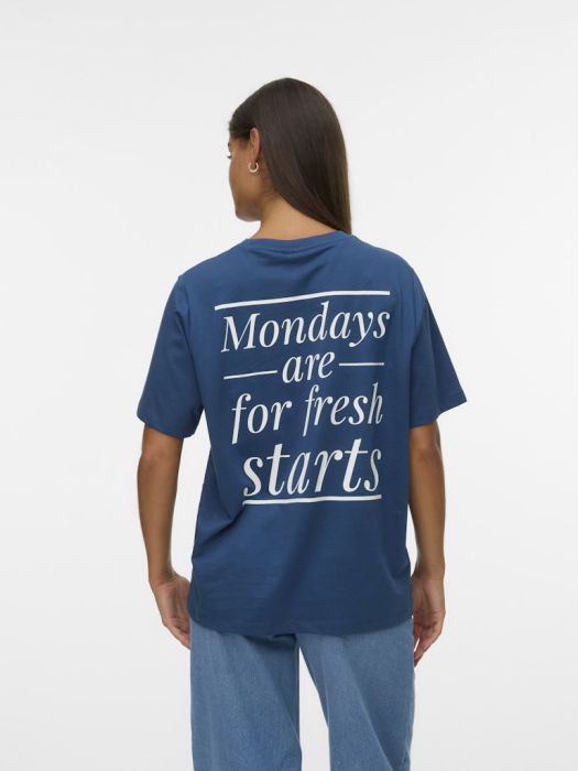 VERO MODA Tricou Dark Denim  Femei [4]