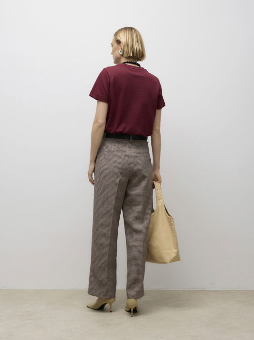 Vero Moda Женская Футболка Вишнево-Красная  [3]