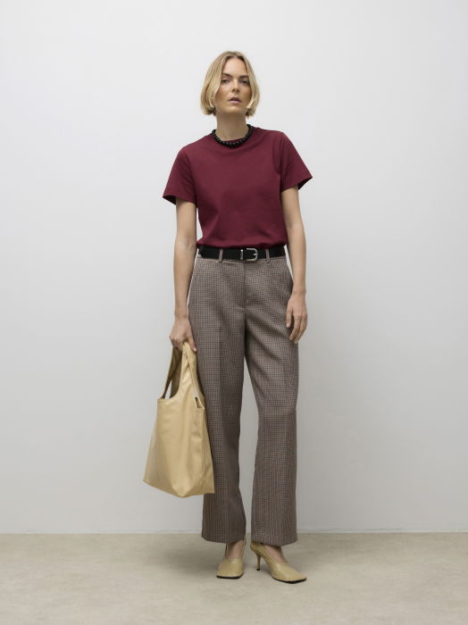 Vero Moda Женская Футболка Вишнево-Красная  [2]