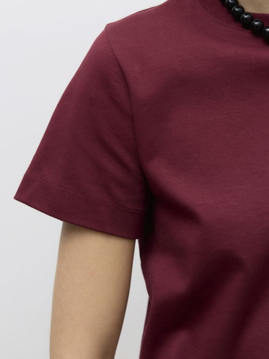 Vero Moda Женская Футболка Вишнево-Красная  [5]