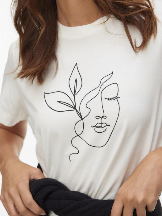 Vero Moda Tricou Alb  Femei [2]