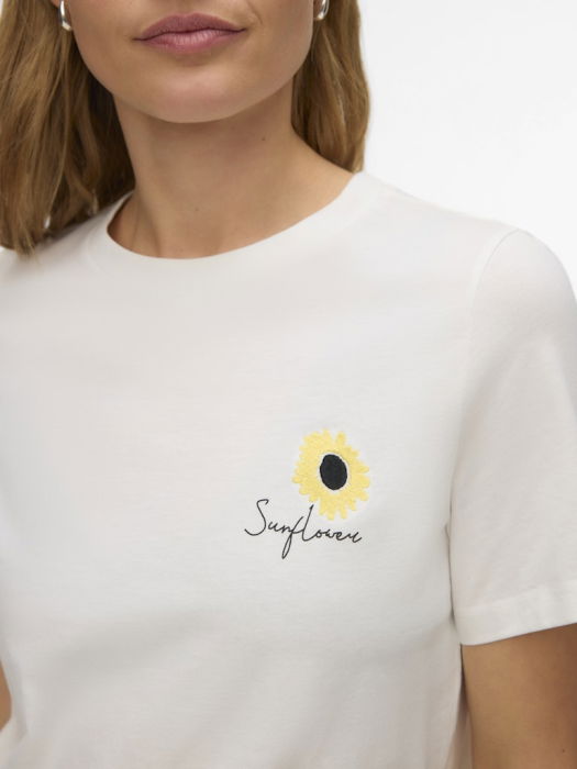 Vero Moda Tricou Alb Regular Femei [2]