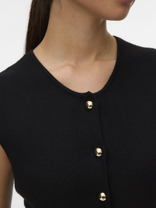 Vero Moda Женский Жилет Чёрный Regular [2]