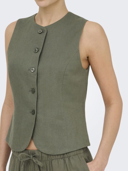 Женский Жилет Smokey Olive   [3]
