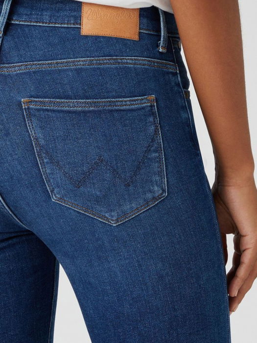 Wrangler Женские Джинсы Синие SLIM Slim [3]