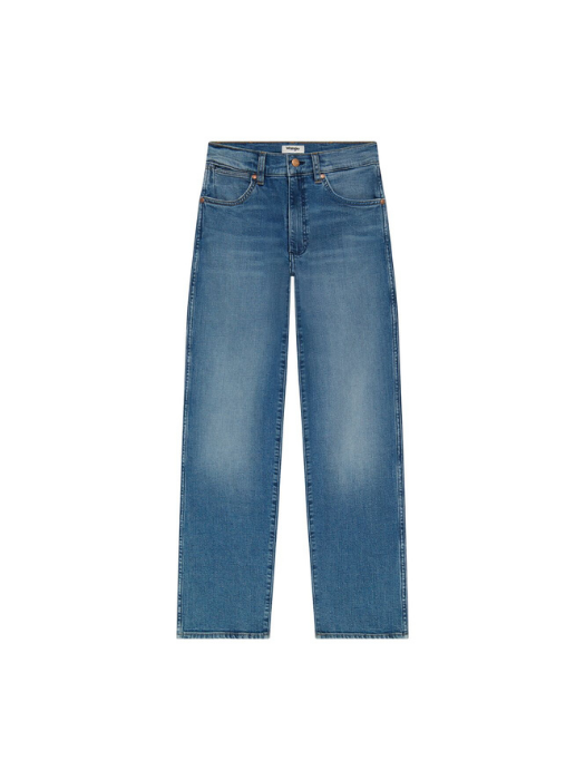 Wrangler Blugi Albastri SUNSET Straight Femei - 499 Lei [6]