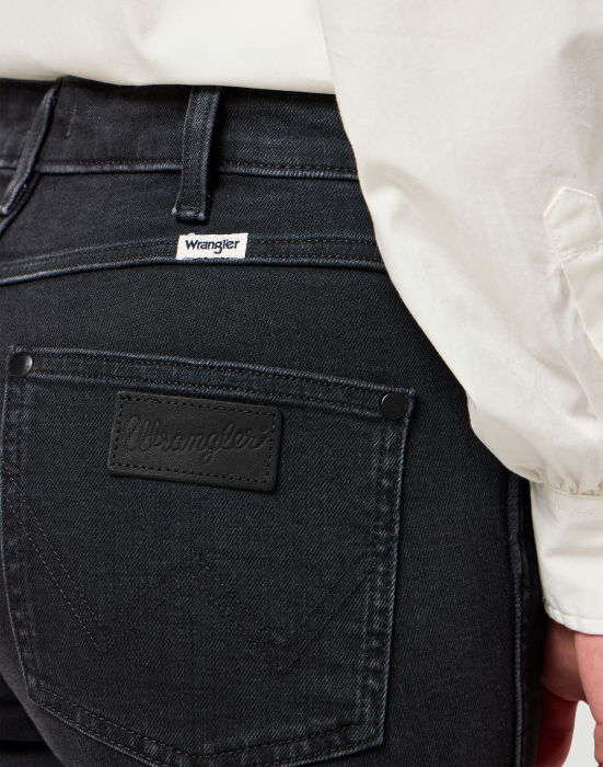 Wrangler Blugi Slim Black Femei [5]