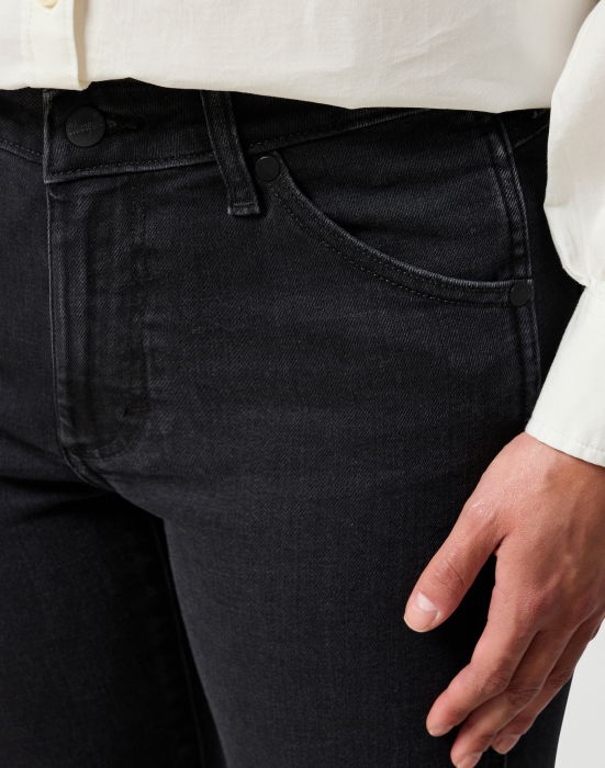 Wrangler Blugi Slim Black Femei [4]