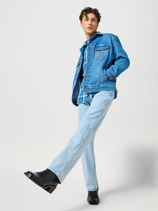 Wrangler Blugi Albastri 13MWZ Original Regular Bootcut Barbati [5]